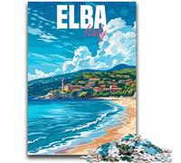 Puzzle da 1000 pezzi dell'Isola d'Elba, Italia, per adulti e ragazzi, sfida difficile antistress per la decorazione della casa per 14+ 1000 pezzi (50x75cm)