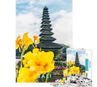 Puzzle da 1000 pezzi dell'isola di Bali gioco educativo per sfide di apprendimento ottimo regalo e passatempo per le vacanze a casa (dimensioni 38x26cm)