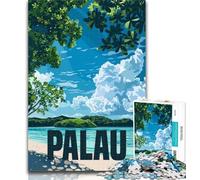 Puzzle da 1000 pezzi dell'isola di Palau, 1000 pezzi per adulti e adolescenti, per età 14+, gioco impossibile, adulti e adolescenti, 75x50cm