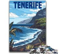 Puzzle da 1000 pezzi dell'isola di Tenerife, Spagna, per adulti, regali di compleanno per ammazzare il tempo durante le vacanze, regali, decorazioni murali per 14+ anni, 2000 pezzi (70x100cm)