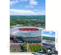 Puzzle da 1000 pezzi dello stadio Bayer Leverkusen per adolescenti, esercizio mentale, svago leggero, incastro perfetto, (50x75cm)