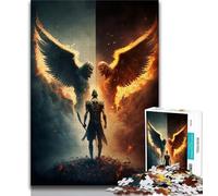 Puzzle da 1000 pezzi "Demoni dell'Inferno" per adulti ideale come regalo per tutta la famiglia adatto per bambini di età compresa tra 50 e 14 anni (50x75cm)
