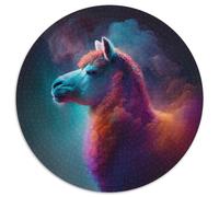 Puzzle da 1000 pezzi di Alpaca per adulti, puzzle per adulti, attività divertenti da fare a casa, regalo di compleanno, regali da viaggio, 67,5x67,5 cm