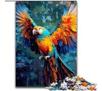 Puzzle da 1000 pezzi di animali, uccelli e pappagalli in legno, rompicapo ad alta difficoltà per adolescenti, 50x75cm, per decorazioni per la casa, allenamento del cervello e regali per le feste