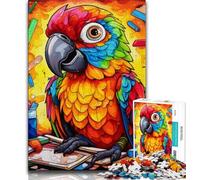 Puzzle da 1000 pezzi di animali, uccelli e pappagalli per adulti e adolescenti, giocattoli da gioco Ogni pezzo è unico Gioco divertente e stimolante per tutta la famiglia, 75x50cm