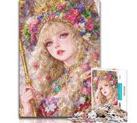 Puzzle da 1000 pezzi di Anime Girl per adulti e adolescenti, aiuta il cervello ad allenare i giocattoli avvincenti per coltivare la pazienza, un'opera d'arte (75x50cm)