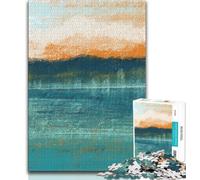 Puzzle da 1000 pezzi di arte astratta per adolescenti e adulti, sfida difficile antistress, migliora l'amore tra coppie, 38x26cm