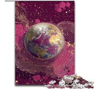 Puzzle da 1000 pezzi di arte della terra colorata per adulti, regalo con assemblaggio di modelli, ideale come regalo per tutta la famiglia, adatto per bambini di età compresa tra 26 e 38cm