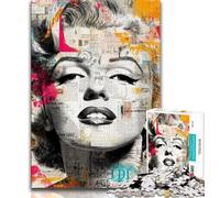 Puzzle da 1000 pezzi di attori famosi puzzle da 1000 pezzi per adulti e adolescenti giochi educativi classici splendida decorazione (38x26cm)