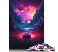 Puzzle da 1000 pezzi di auto sportiva aliena, puzzle per adulti, puzzle di difficoltà, gioco educativo, giocattolo, decorazione per la famiglia, 1000 pezzi (75x50 cm)