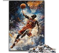 Puzzle da 1000 pezzi di basket sportivo per adulti e adolescenti, gioco stimolante e interazione tra genitori e figli in famiglia (26x38cm)