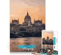 Puzzle da 1000 pezzi di Budapest,Ungheria,paesaggio urbano con bordi lisci,gioco divertente e rilassante,ideale per momenti di relax,regalo di compleanno (38x52cm)