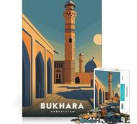 Puzzle da 1000 pezzi di Bukhara,Uzbekistan,con bordi ben definiti,gioco cognitivo,divertente e facile da usare,regalo di Natale (38x52cm)