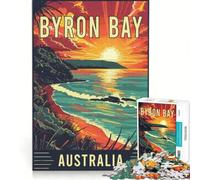 Puzzle da 1000 pezzi di Byron Bay, Australia, gioco educativo, decorazione perfetta, compleanno e Natale 38x52cm