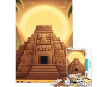 Puzzle da 1000 pezzi di Chichen Itza Attività divertenti da fare in casa Decorazione per la casa Giochi educativi Adatto a persone dai 14 anni in su 50x75cm