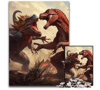 Puzzle da 1000 pezzi di dinosauri per adulti. Puzzle difficili per adulti. Ideale come regalo di Natale e decorazione per la casa. 26X38CM/10,23x14,96 pollici.