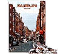 Puzzle da 1000 pezzi di Dublino, città d'arte, per adolescenti e adulti, antistress, sfida difficile per la decorazione della casa per 14+ anni, 1000 pezzi (26x38cm)