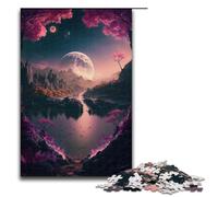 Puzzle da 1000 pezzi di esopianeti Tau Ceti E puzzle in legno giochi educativi decorazione per la casa 75x50 cm