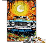 Puzzle da 1000 pezzi di fantastiche auto sportive colorate in legno rompicapo ad alta difficoltà per adolescenti 50x75cm regalo di compleanno festa Natale Halloween