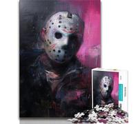 Puzzle da 1000 pezzi di film horror per adolescenti, aiuta il cervello ad allenarsi Giocattoli avvincenti per coltivare la pazienza Gioco di sfida unico (38x26cm)