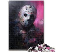 Puzzle da 1000 pezzi di film horror per adulti, impegnativo da completare ma divertente e umoristico gioco educativo per il compleanno (38x26cm)