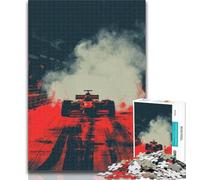 Puzzle da 1000 pezzi di Formula Racing per adolescenti, giocattoli, giochi educativi, antistress, interazione genitore-figlio, 50x75cm