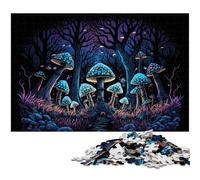 Puzzle da 1000 pezzi di Funghi Magici, rompicapo impegnativo, attività per famiglie, decorazione per la casa, regalo di Natale 50x75CM/19,68x29,52 pollici