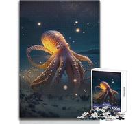 Puzzle da 1000 pezzi di genere fantasy di polpi per adulti, gioco di abilità cognitive interattivo, idea regalo unica e memorabile, dimensioni 38x52cm