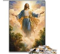Puzzle da 1000 pezzi di Gesù, 26x38cm, rompicapo fai da te stimolante, gioco perfetto per famiglie o regalo decorativo