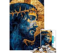 Puzzle da 1000 pezzi di Gesù di Nazareth per ragazzi ideale per il divertimento in famiglia e l'interazione genitore-figlio compleanno e Natale 38x26cm
