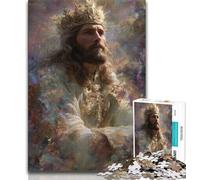 Puzzle da 1000 pezzi di Gesù per adulti, regalo, gioco per famiglie, antistress, sfida difficile, regali di Babbo Natale segreto, 50x75cm