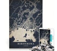 Puzzle da 1000 pezzi di Hiroshima Giappone gioco educativo decorazione perfetta compleanno e Natale 38x26cm