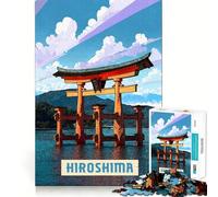 Puzzle da 1000 pezzi di Hiroshima,ideale per decorazioni e giochi cognitivi,regalo perfetto per divertirsi e per il compleanno (50x75cm)