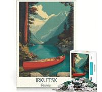 Puzzle da 1000 pezzi di Irkutsk, Russia, giocattolo fai da te, sfida difficile, con pezzi di forma casuale completamente ad incastro 38x26cm