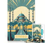 Puzzle da 1000 pezzi di Istanbul,taglio preciso,arte,gioco cognitivo,divertimento per il tempo libero,regalo di Natale rilassante (50x75cm)