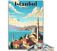 Puzzle da 1000 pezzi di Istanbul, Turchia, per adulti, regalo per sfida di gioco educativo, regalo di compleanno, regali, arte murale 1000 pezzi (26x38cm)