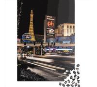 Puzzle da 1000 pezzi di Las Vegas e Planet Hollywood, per adulti e puzzle in legno, giochi educativi per bambini, 1000 pezzi (75x50 cm)