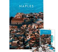 Puzzle da 1000 pezzi di Napoli per adolescenti ideale per passare il tempo durante le vacanze a casa un'attività stimolante e antistress 38x26cm