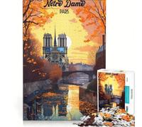 Puzzle da 1000 pezzi di Notre Dame de Paris gioco rompicapo difficile e stimolante regalo di compleanno regalo 38x52cm