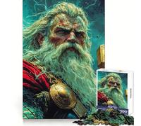 Puzzle da 1000 pezzi di Odino, dio norreno della guerra, per ragazzi Gioco di logica e divertimento a casa Taglio preciso Regalo perfetto (50x75cm)