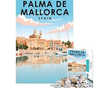 Puzzle da 1000 pezzi di Palma di Maiorca Spagna sfida per l'intelligenza giocattolo educativo gioco di velocità regalo per compleanni (dimensioni 75x50cm)