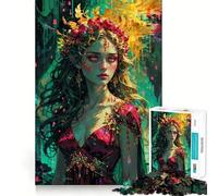 Puzzle da 1000 pezzi di Persefone, Regina dei Due Regni, per adolescenti, gioco di logica solido, divertimento tranquillo, taglio di precisione, (38x52cm)