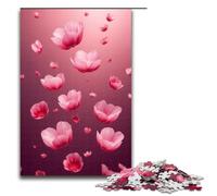 Puzzle da 1000 pezzi di petali che cadono per adulti puzzle impossibile antistress per adolescenti dai 14 anni in su 1000 pezzi (75x50 cm)