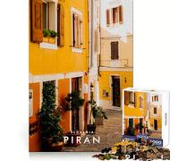 Puzzle da 1000 pezzi di Piran,Slovenia,per ragazzi,ideale per un allenamento intelligente e un passatempo rilassante,con bordi precisi e perfetto come regalo per le vacanze (38x52cm)