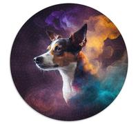 Puzzle da 1000 pezzi di Rat Terrier per adulti, perfetto per adolescenti, per rafforzare i legami familiari, rompicapo e regalo fai da te per la casa, 67,5x67,5 cm.