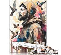 Puzzle da 1000 pezzi di San Francesco d'Assisi per adulti, gioco per famiglie, puzzle per adolescenti (38x26 cm)