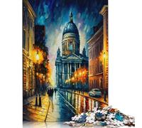 Puzzle da 1000 pezzi di San Pietroburgo a colori per adulti, difficoltà elevata, rafforza i rapporti tra i membri della famiglia (38x26 cm)