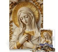 Puzzle da 1000 pezzi di Santa Maria Maddalena per adolescenti, ideale per rafforzare la memoria e il legame familiare, con bordi precisi e un regalo premuroso (50x75cm)