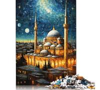 Puzzle da 1000 pezzi di Santa Sofia, difficoltà alta, educativo, giocattolo, regalo di Natale (75x50 cm)