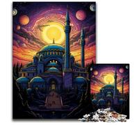 Puzzle da 1000 pezzi di Santa Sofia in Turchia puzzle impegnativi rompicapo stimolante giocattolo rilassante per adolescenti 1000 pezzi (75x50 cm)